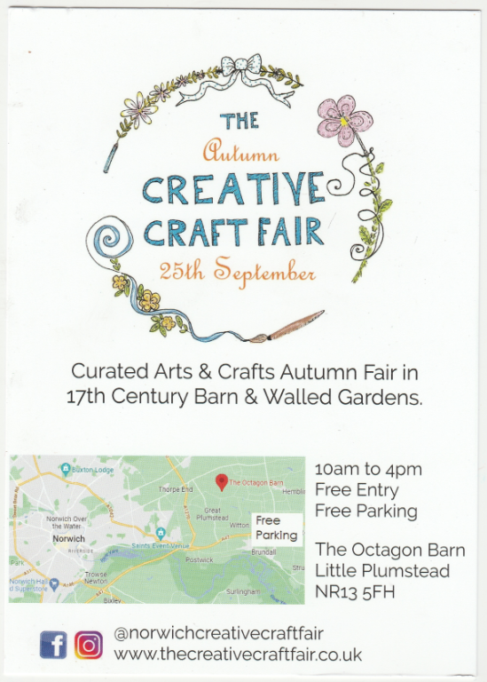 Autumn Creative Craft Fair Buy Local Norfolk